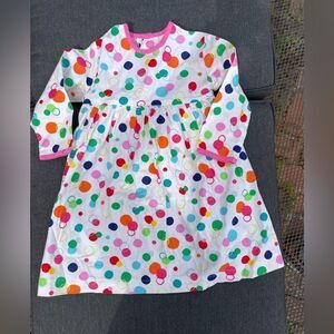 Hannah Kate Colorful Cotton Polka Dot Dress Size 2